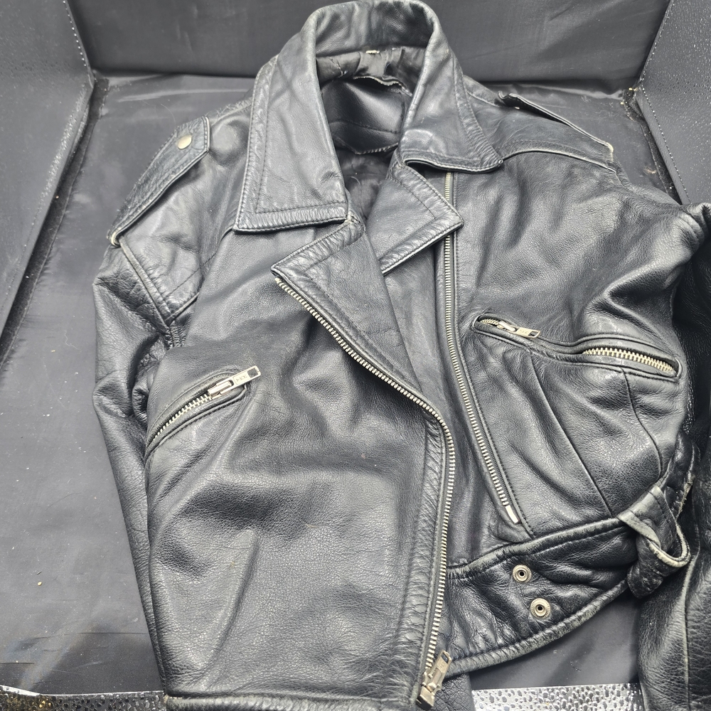 Classic Black Leather Jacket
